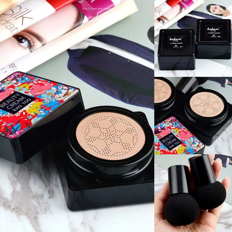 Dropshipping BB Air Cushion Mushroom Head CC Cream Bb Cream Concealer Foundation Cream Brighten Skin Tone Beauty Foundation Crea